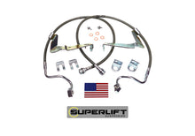 Load image into Gallery viewer, Superlift 91560 Bulletproof Brake Hose-Front-08-10 F-250/F350 w/6-10in. Lift for Select Ford F-250 Super Duty, Ford F-350 Super Duty