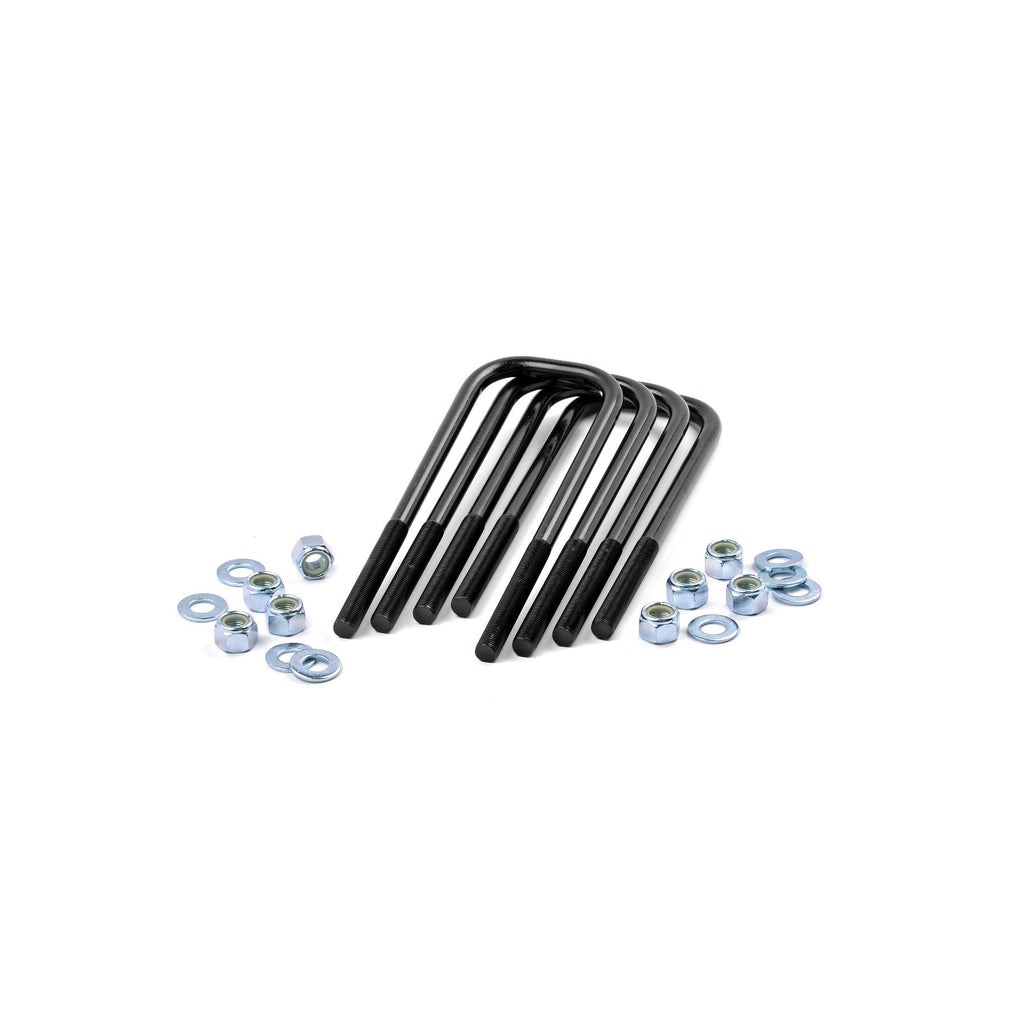 916-Inch-Large-Radius-U-Bolts-3.125-X-10.0-E-Coated-Black-Corrosion-Resistant-Set-Of-4-Rough-Country