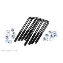 Load image into Gallery viewer, 916-Inch-Square-U-Bolts-3.25-X-8.5-E-Coated-Black-Corrosion-Resistant-Sold-As-Set-Of-4-Rough-Country