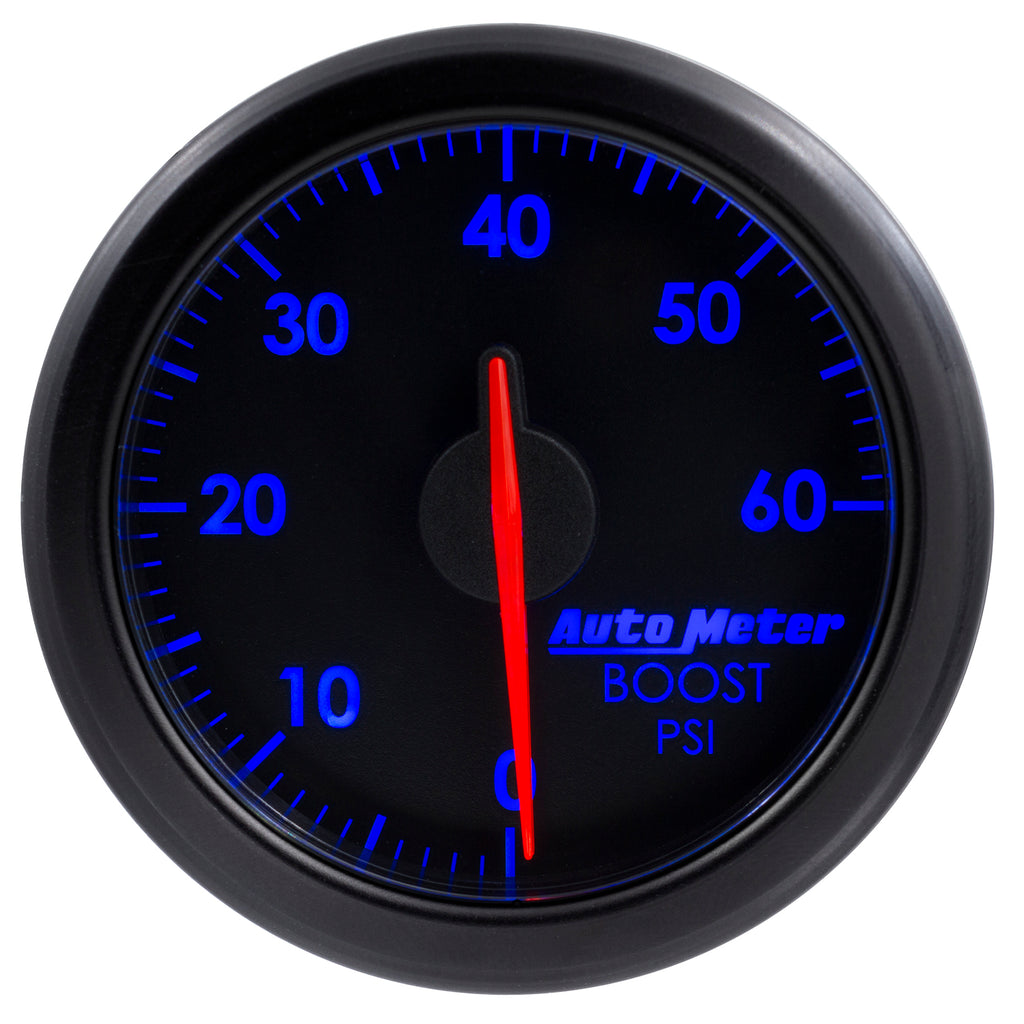 AutoMeter 9160-T 2-1/16" BOOST, 0-60 PSI, AIRDRIVE, BLACK