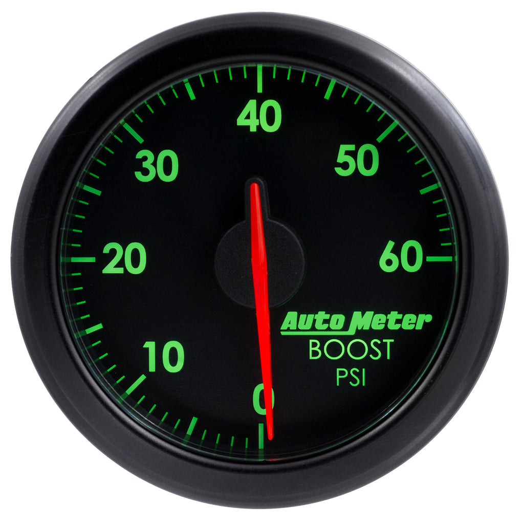 AutoMeter 9160-T 2-1/16" BOOST, 0-60 PSI, AIRDRIVE, BLACK