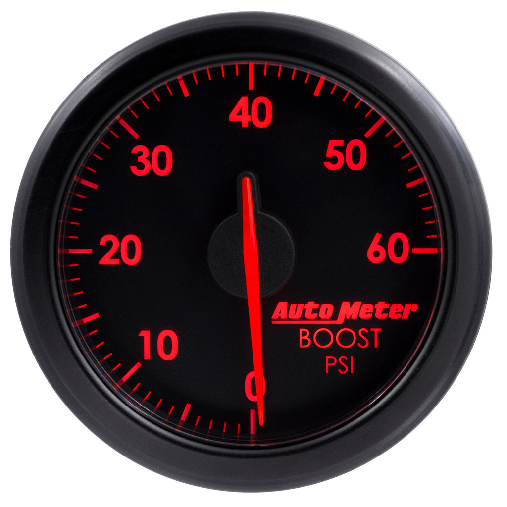 AutoMeter 9160-T 2-1/16" BOOST, 0-60 PSI, AIRDRIVE, BLACK