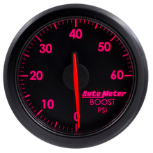 Load image into Gallery viewer, AutoMeter 9160-T 2-1/16" BOOST, 0-60 PSI, AIRDRIVE, BLACK