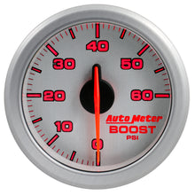 Load image into Gallery viewer, AutoMeter 9160-UL 2-1/16" BOOST, 0-60 PSI, AIRDRIVE, SILVER