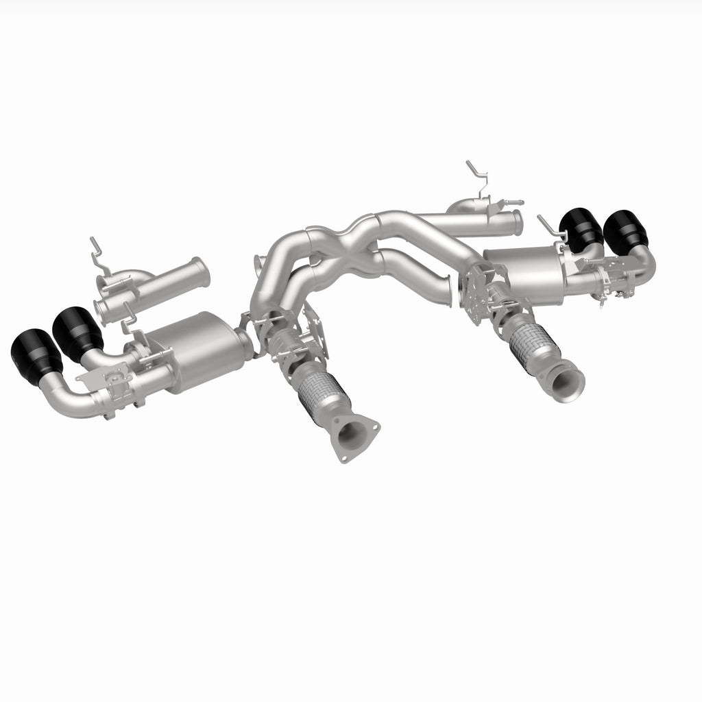 MagnaFlow Exhaust Products 19545 xMOD Series Black Chrome Tips Cat-Back System for Select Chevrolet Corvette