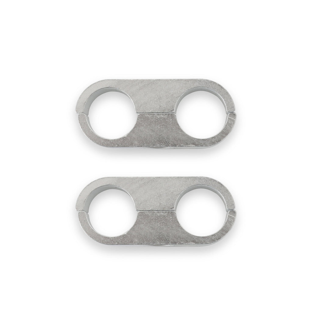 916In.-Polished-Alum.-HoseTube-Separators-2Pk