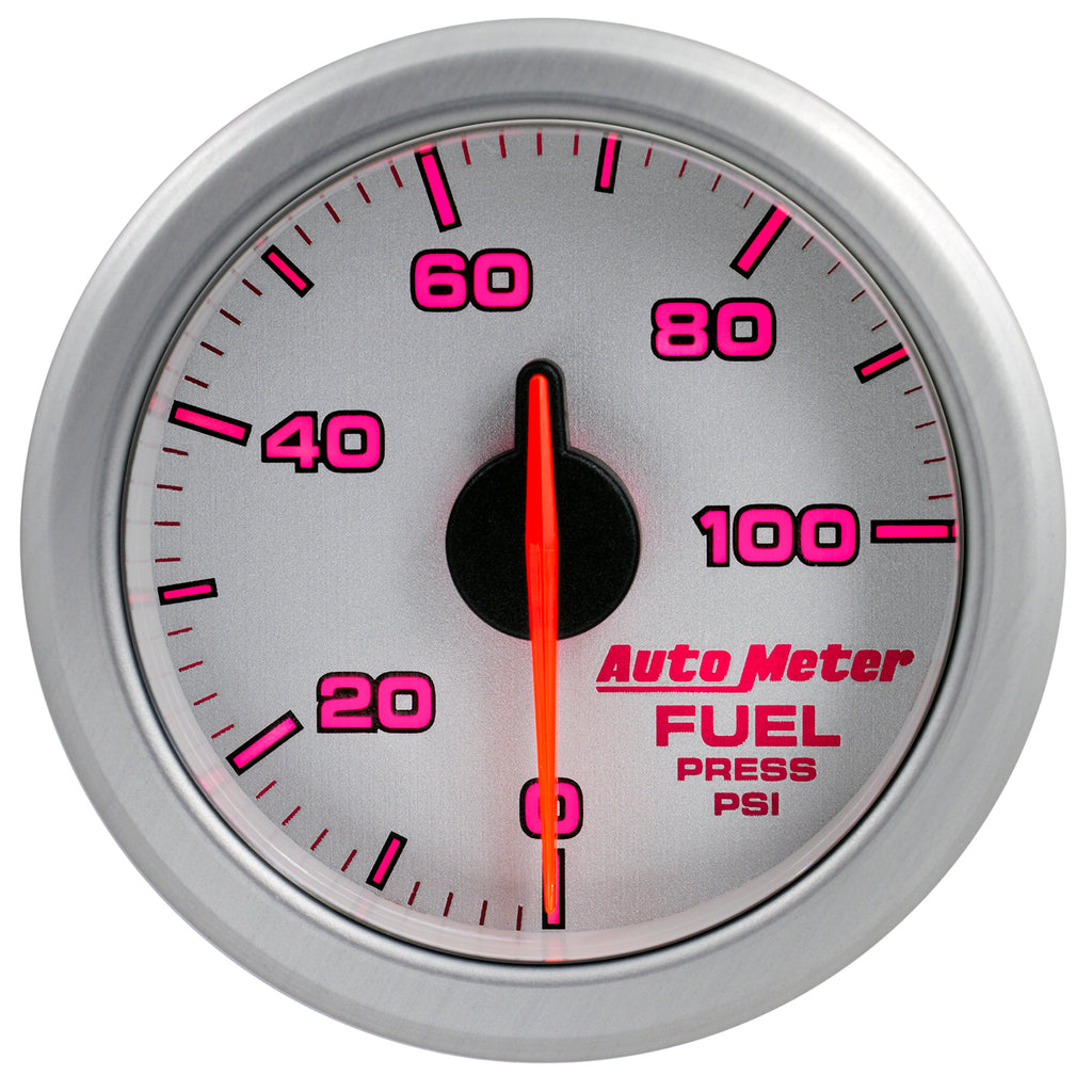 AutoMeter 9171-UL 2-1/16" FUEL PRESS, 0-100 PSI, AIRDRIVE, SILVER
