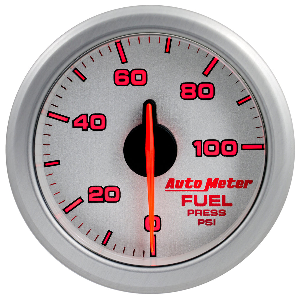 AutoMeter 9171-UL 2-1/16" FUEL PRESS, 0-100 PSI, AIRDRIVE, SILVER