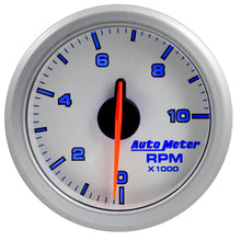 Load image into Gallery viewer, AutoMeter 9197-UL 2-1/16" TACH, 0-10,000 RPM, AIRDRIVE, SILVER