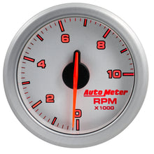 Load image into Gallery viewer, AutoMeter 9197-UL 2-1/16" TACH, 0-10,000 RPM, AIRDRIVE, SILVER