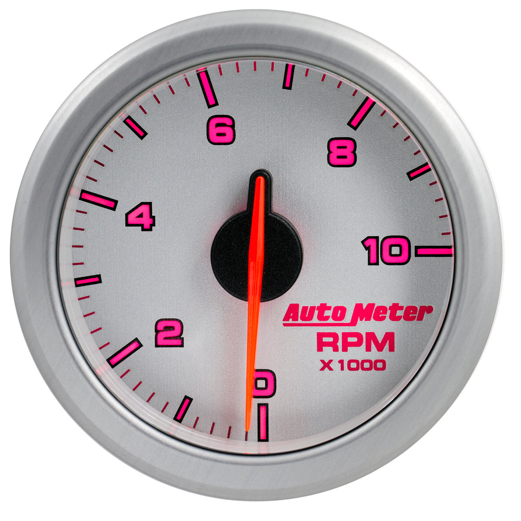 AutoMeter 9197-UL 2-1/16" TACH, 0-10,000 RPM, AIRDRIVE, SILVER