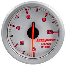 Load image into Gallery viewer, AutoMeter 9197-UL 2-1/16" TACH, 0-10,000 RPM, AIRDRIVE, SILVER