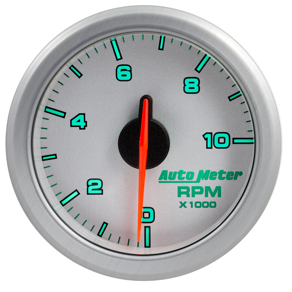 AutoMeter 9197-UL 2-1/16" TACH, 0-10,000 RPM, AIRDRIVE, SILVER