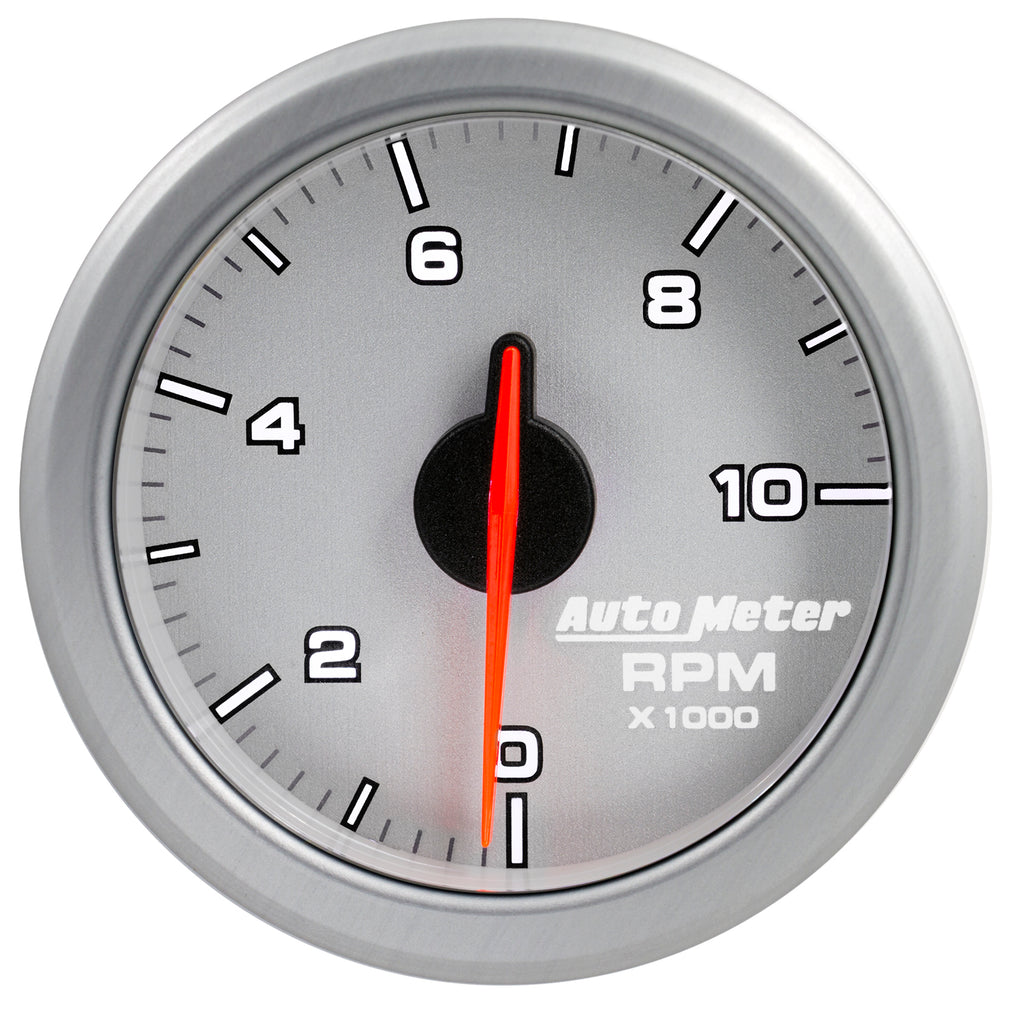 AutoMeter 9197-UL 2-1/16" TACH, 0-10,000 RPM, AIRDRIVE, SILVER