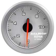 Load image into Gallery viewer, AutoMeter 9197-UL 2-1/16" TACH, 0-10,000 RPM, AIRDRIVE, SILVER