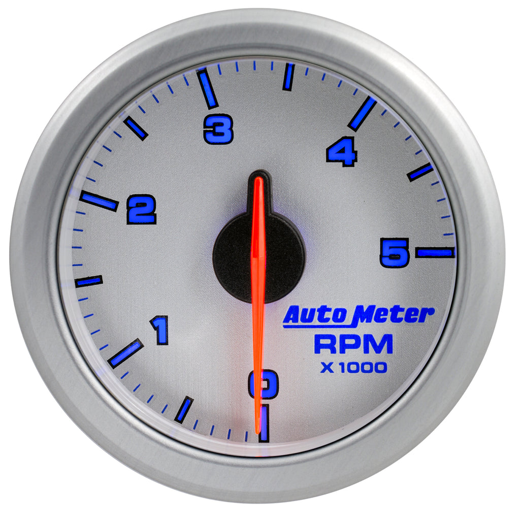 AutoMeter 9198-UL 2-1/16" TACH, 0-5,000 RPM, AIRDRIVE, SILVER