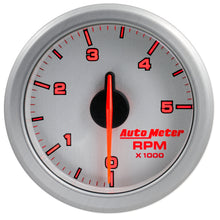 Load image into Gallery viewer, AutoMeter 9198-UL 2-1/16" TACH, 0-5,000 RPM, AIRDRIVE, SILVER