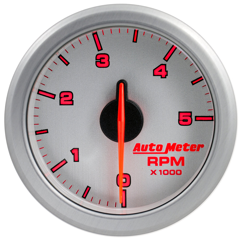 AutoMeter 9198-UL 2-1/16" TACH, 0-5,000 RPM, AIRDRIVE, SILVER