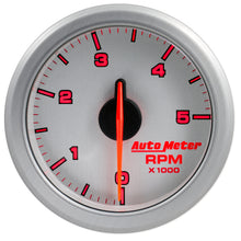 Load image into Gallery viewer, AutoMeter 9198-UL 2-1/16" TACH, 0-5,000 RPM, AIRDRIVE, SILVER
