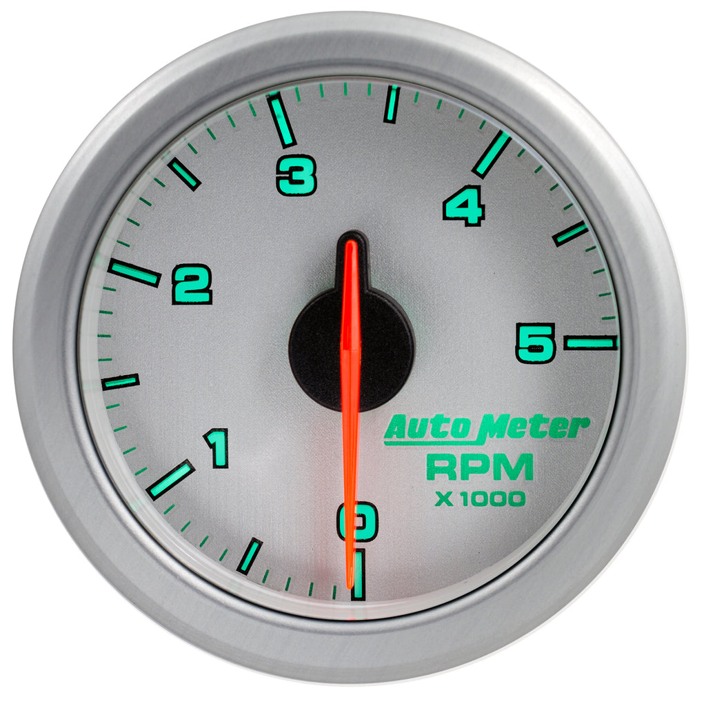 AutoMeter 9198-UL 2-1/16" TACH, 0-5,000 RPM, AIRDRIVE, SILVER