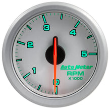 Load image into Gallery viewer, AutoMeter 9198-UL 2-1/16" TACH, 0-5,000 RPM, AIRDRIVE, SILVER