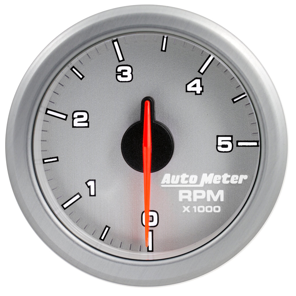 AutoMeter 9198-UL 2-1/16" TACH, 0-5,000 RPM, AIRDRIVE, SILVER