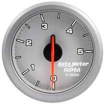 Load image into Gallery viewer, AutoMeter 9198-UL 2-1/16" TACH, 0-5,000 RPM, AIRDRIVE, SILVER