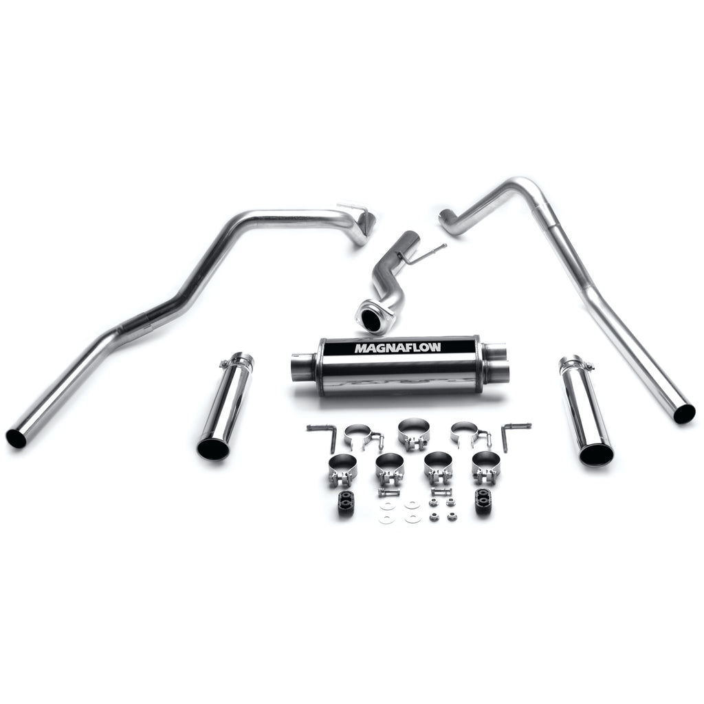 MagnaFlow Exhaust Products 15753 Street Series Polished Cat-Back System for Select Chevrolet Silverado 1500, GMC Sierra