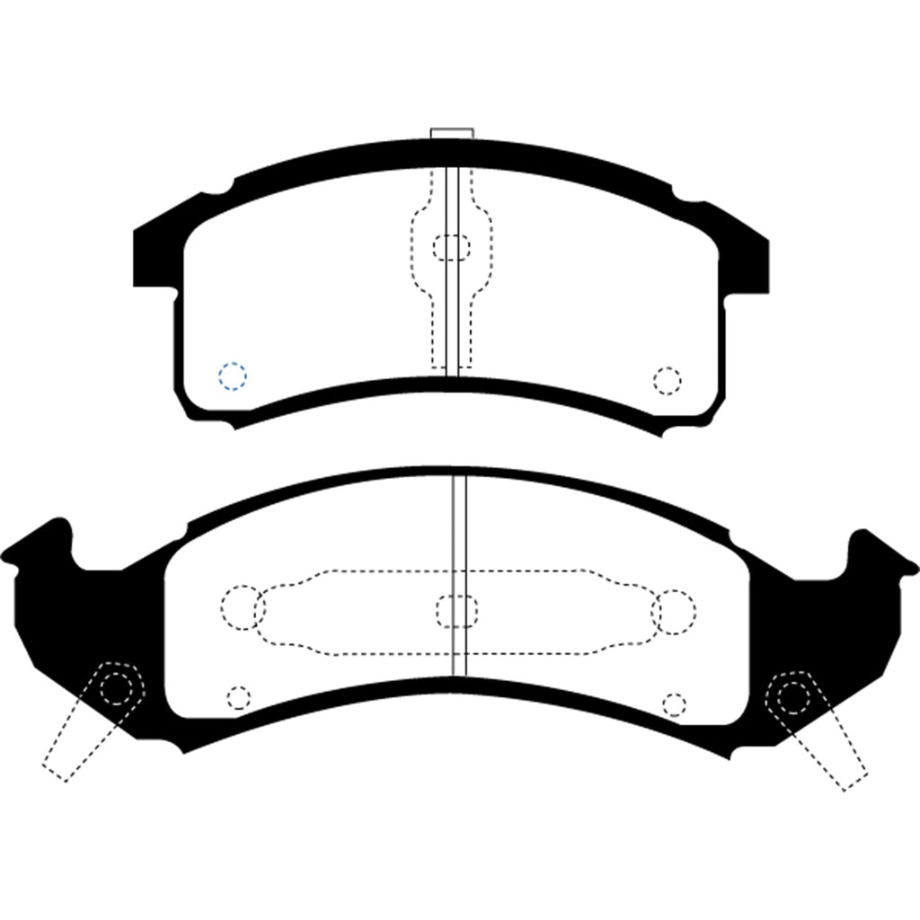 92-93-Chevrolet-Lumina-Apv-3.1-Greenstuff-Front-Brake-Pads