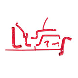 Mishimoto MMHOSE-VR6-92RD Volkswagen Corrado VR6 Silicone Hose Kit