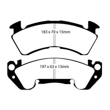 Load image into Gallery viewer, 92-96-Chevrolet-Caprice-4.3-Police-Yellowstuff-Front-Brake-Pads