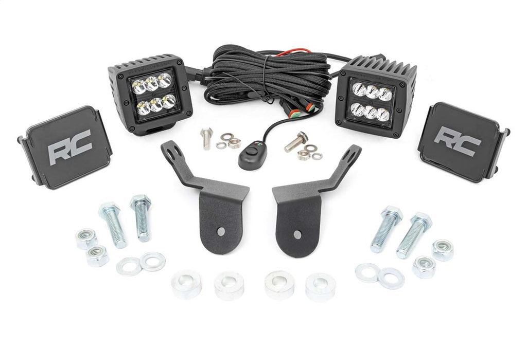 Rough Country 92009 Black Series Cube Kit for Select Honda SXS1000M3 Pioneer 1000, Honda SXS1000M3 Pioneer Deluxe, Honda SXS1000M3 Pioneer EPS, Honda SXS1000M3 Pioneer Forest, Honda SXS1000M3 Pioneer Limited Edition, Honda SXS1000M3 Pioneer Special