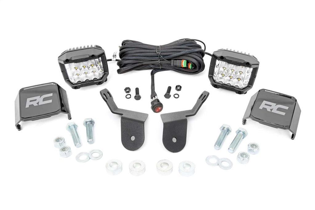 Rough Country 92012 Black Series Cube Kit for Select Honda SXS1000M3 Pioneer 1000, Honda SXS1000M3 Pioneer Deluxe, Honda SXS1000M3 Pioneer EPS, Honda SXS1000M3 Pioneer Forest, Honda SXS1000M3 Pioneer Limited Edition, Honda SXS1000M3 Pioneer Special