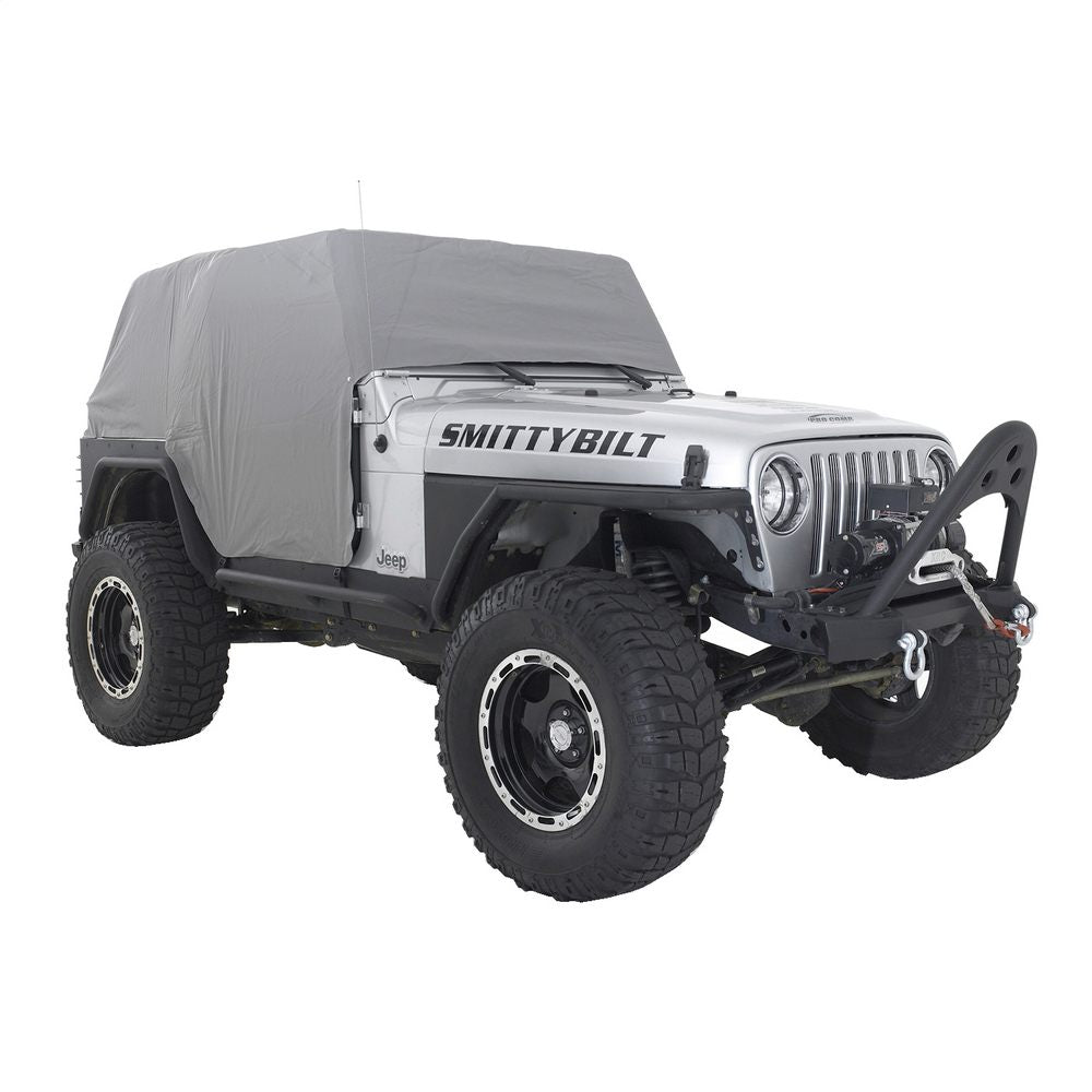9206-Wrangler-YjTj-Waterresistant-Cab-Cover-WDoor-Flaps;-Gray