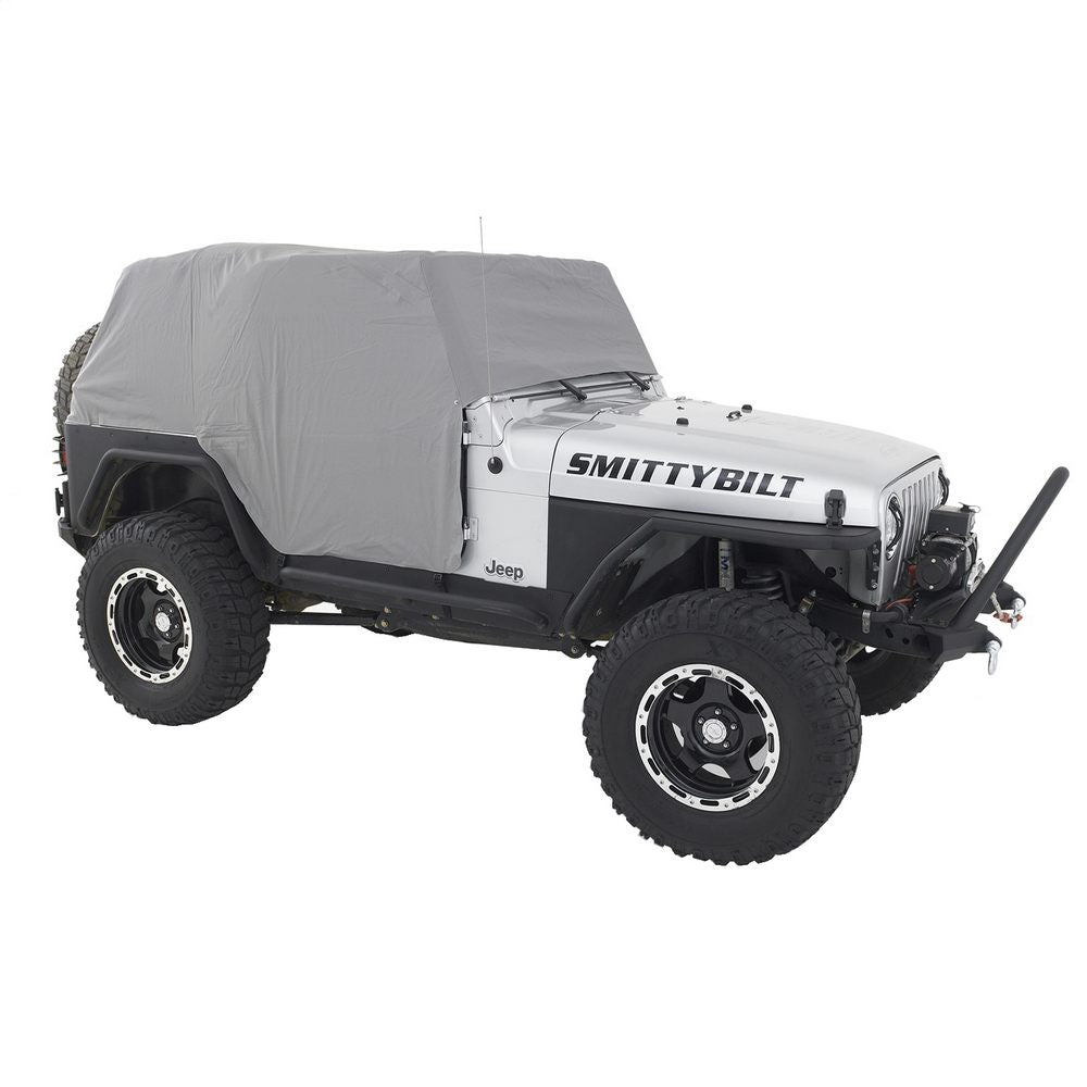 9206-Wrangler-YjTj-Waterresistant-Cab-Cover-WDoor-Flaps;-Gray