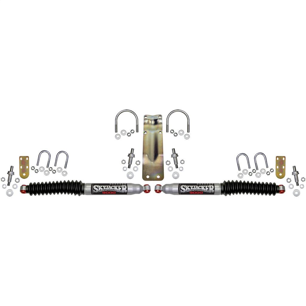 Skyjacker 9220 DUAL STAB KT; SILVER W/BK BO for Select Chevrolet Blazer, Chevrolet K10, Chevrolet K10 Pickup, Chevrolet K10 Suburban, Chevrolet K20, Chevrolet K20 Pickup, Chevrolet K20 Suburban, Chevrolet K5 Blazer, Chevrolet V10, Chevrolet V10 Suburban,