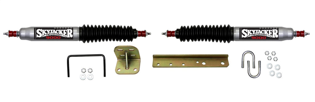Skyjacker 9240 DUAL STAB KT; SILVER W/BK BO for Select Ford Bronco, Ford Bronco II, Ford Explorer, Ford F-100, Ford F-150, Ford F-250, Ford F-250 HD, Ford F-350