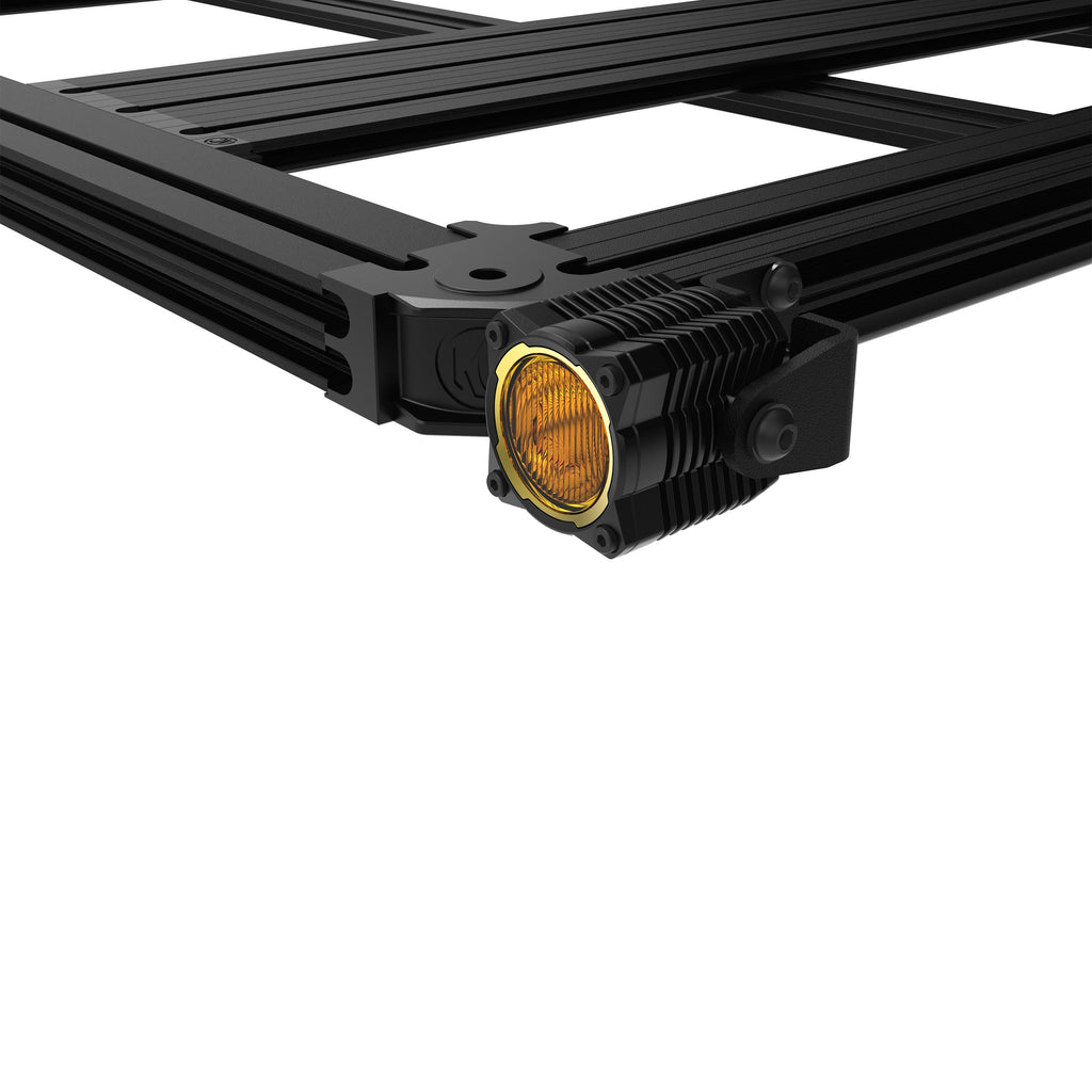 KC HiLiTES 92505 KC FE1 Side Roof Rack Light Mounts