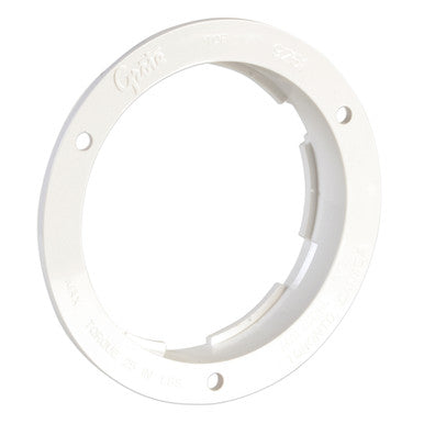 Grote 92510 Theft-Resistant Flange For 4" Round Lights, White