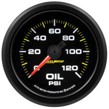 Load image into Gallery viewer, AutoMeter 9253 GAUGE, OIL PRESS, 2 1/16", 120PSI, STEPPER MOTOR W/WARN, EXTREME ENVIRONMENT