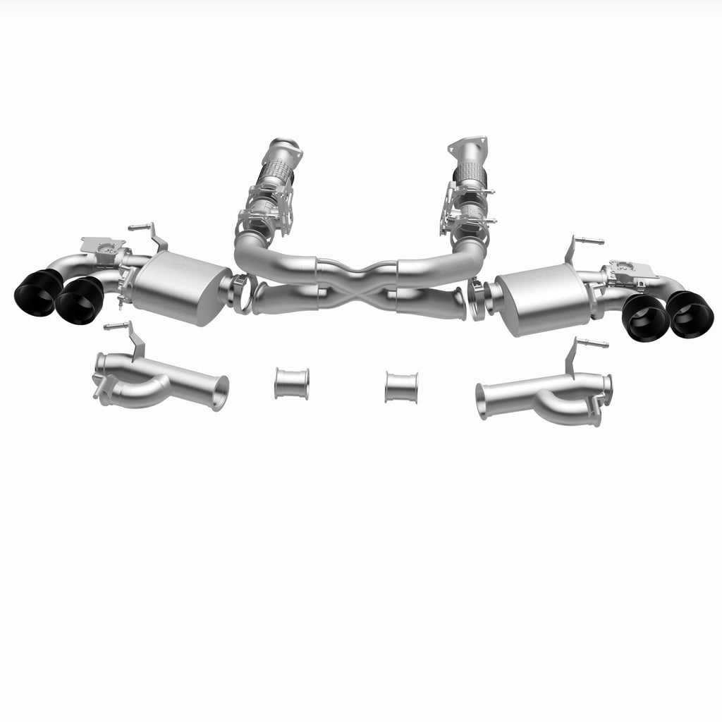 MagnaFlow Exhaust Products 19545 xMOD Series Black Chrome Tips Cat-Back System for Select Chevrolet Corvette