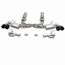 Load image into Gallery viewer, MagnaFlow Exhaust Products 19545 xMOD Series Black Chrome Tips Cat-Back System for Select Chevrolet Corvette