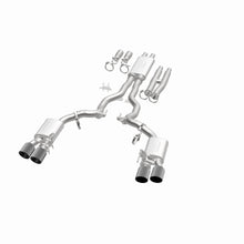 Load image into Gallery viewer, MagnaFlow Exhaust Products 19695 xMOD Series Carbon Fiber Tips Cat-Back System for Select Ford Mustang