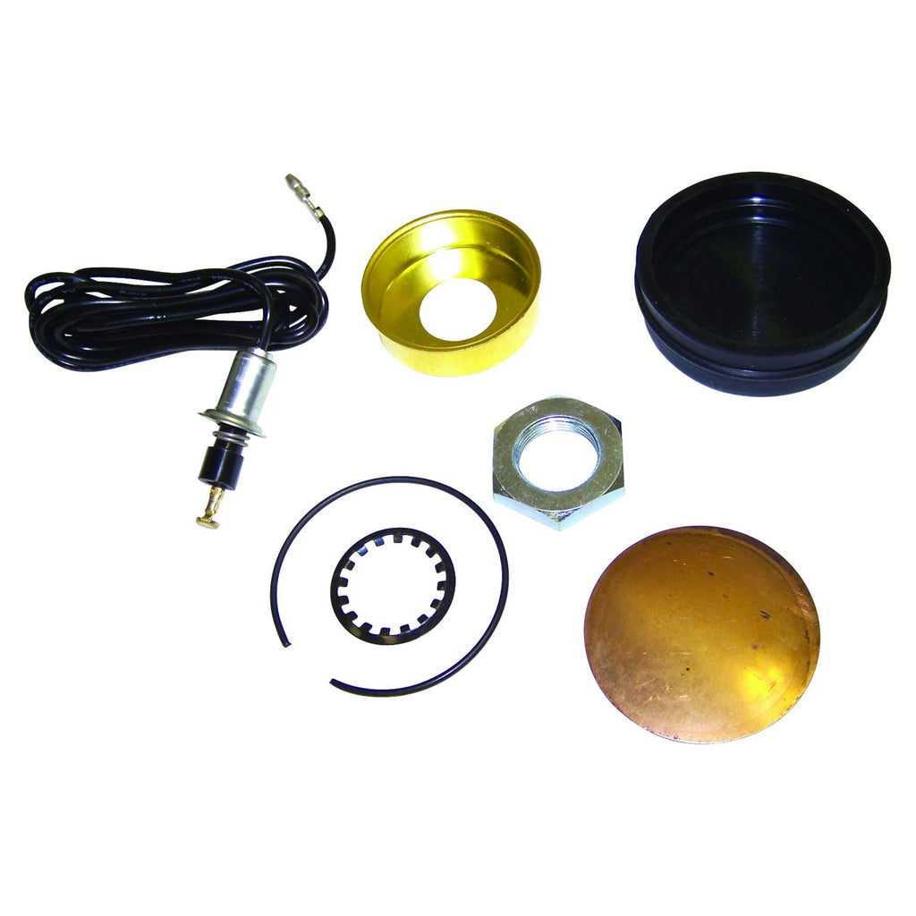 Crown Automotive Jeep Replacement 927416K 2-3/8" Horn Button Kit for 1963-75 Jeep  CJ-3B, CJ-5, CJ-6, FC-150 for Select Jeep CJ3, Jeep CJ5, Jeep CJ6, Jeep FC150