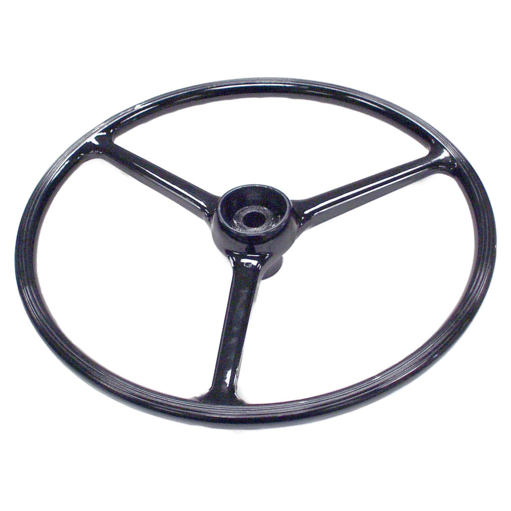 Crown Automotive Jeep Replacement 927417 Black 17" Diameter Steering Wheel for Select Jeep CJ-3B, CJ-5, CJ-6, FC-150