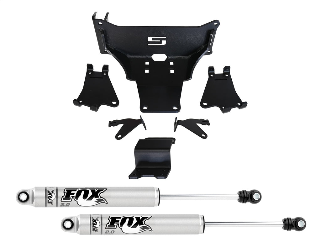 Superlift 92753 Dual Steering Stabilizer Kit-w/Fox 2.0 Shocks-23-25 F250/350 4WD-No Lift Req for Select Ford F-250 Super Duty, Ford F-350 Super Duty