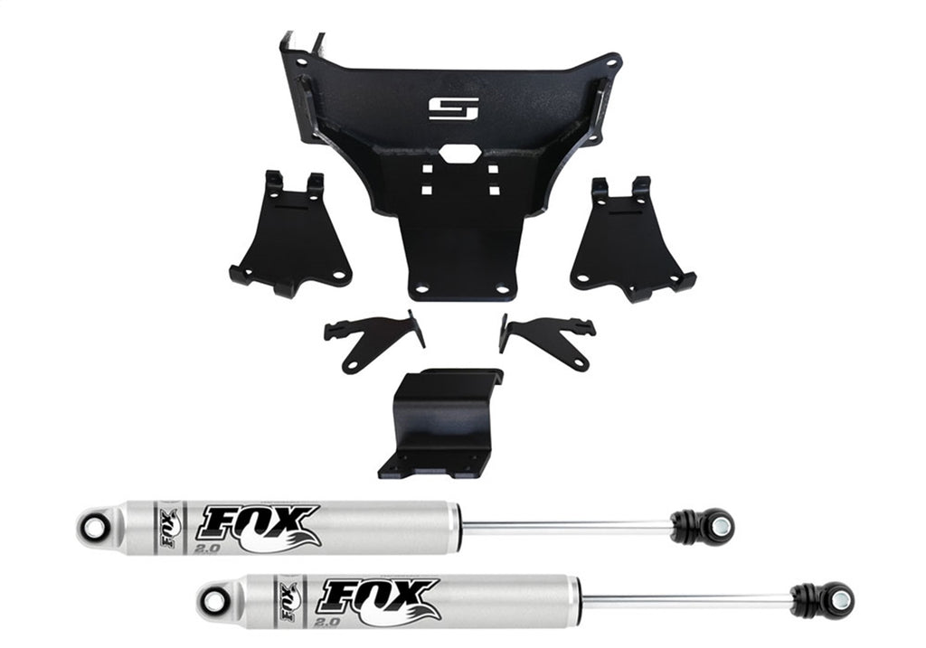 Superlift 92766 Dual Steering Stabilizer Kit-Fox 2.0 Cylinders-17-25 F450/550 4WD for Select Ford F-450 Super Duty, Ford F-550 Super Duty