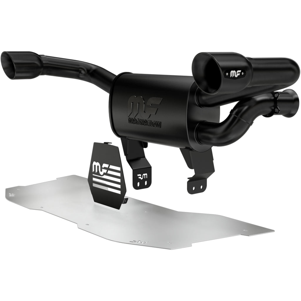 MagnaFlow Exhaust Products 8101201 Competition Series Stainless 2.5 in Cat-Back for Select Can-Am Maverick X3 900 HO, Can-Am Maverick X3 DS Turbo, Can-Am Maverick X3 DS Turbo R, Can-Am Maverick X3 DS Turbo RR, Can-Am Maverick X3 Max DS Turbo, Can-Am