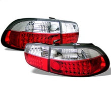 Load image into Gallery viewer, 9295-Civic-24Dr-Led-Tail-Lightsred-Clear