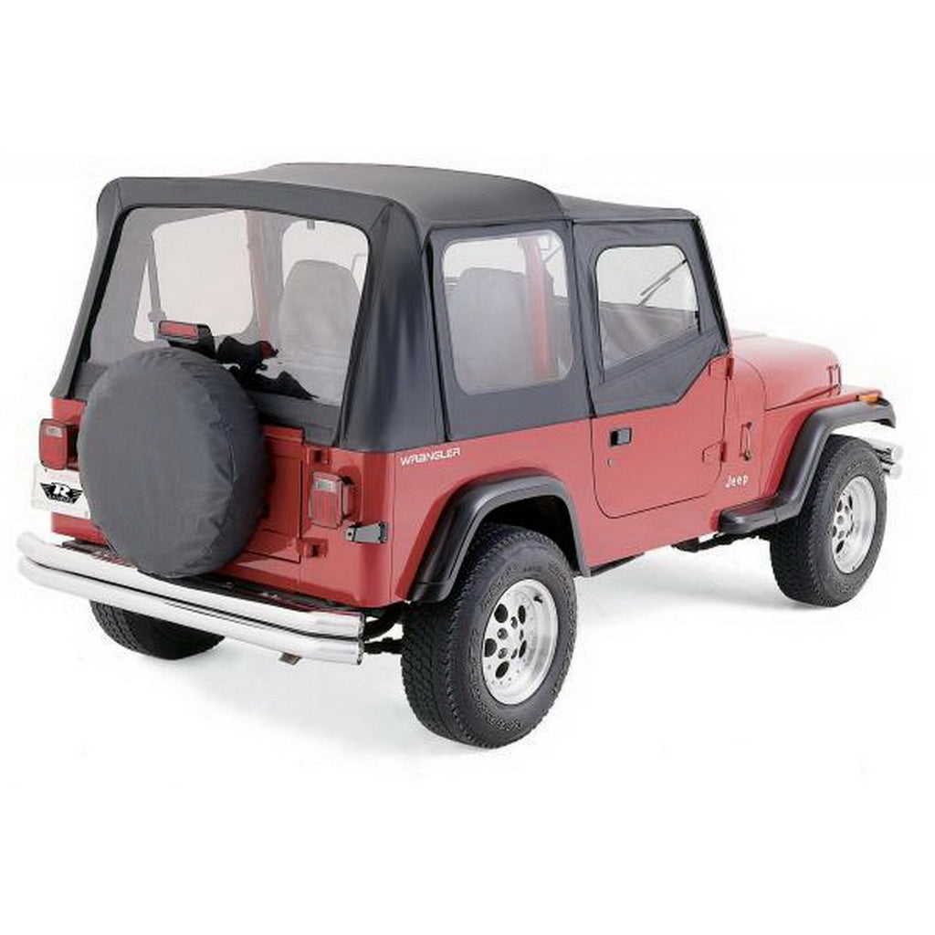 9295-Wrangler-Clear-Windows-Black-Denim-Repl-Soft-Top-WDoor-Skins-For-12-Dr-Model